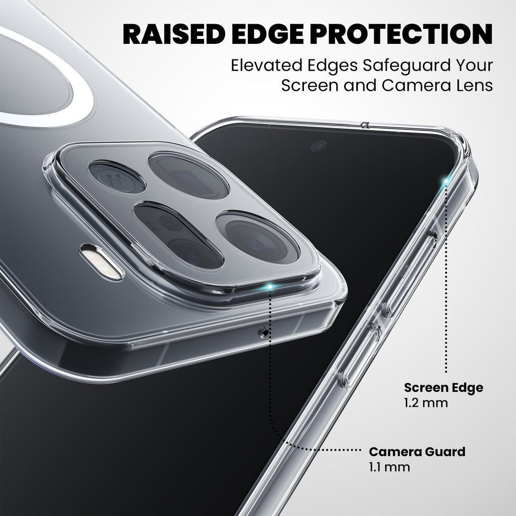 Anti-Yellow Magsafe Clear Case Oppo Reno Series