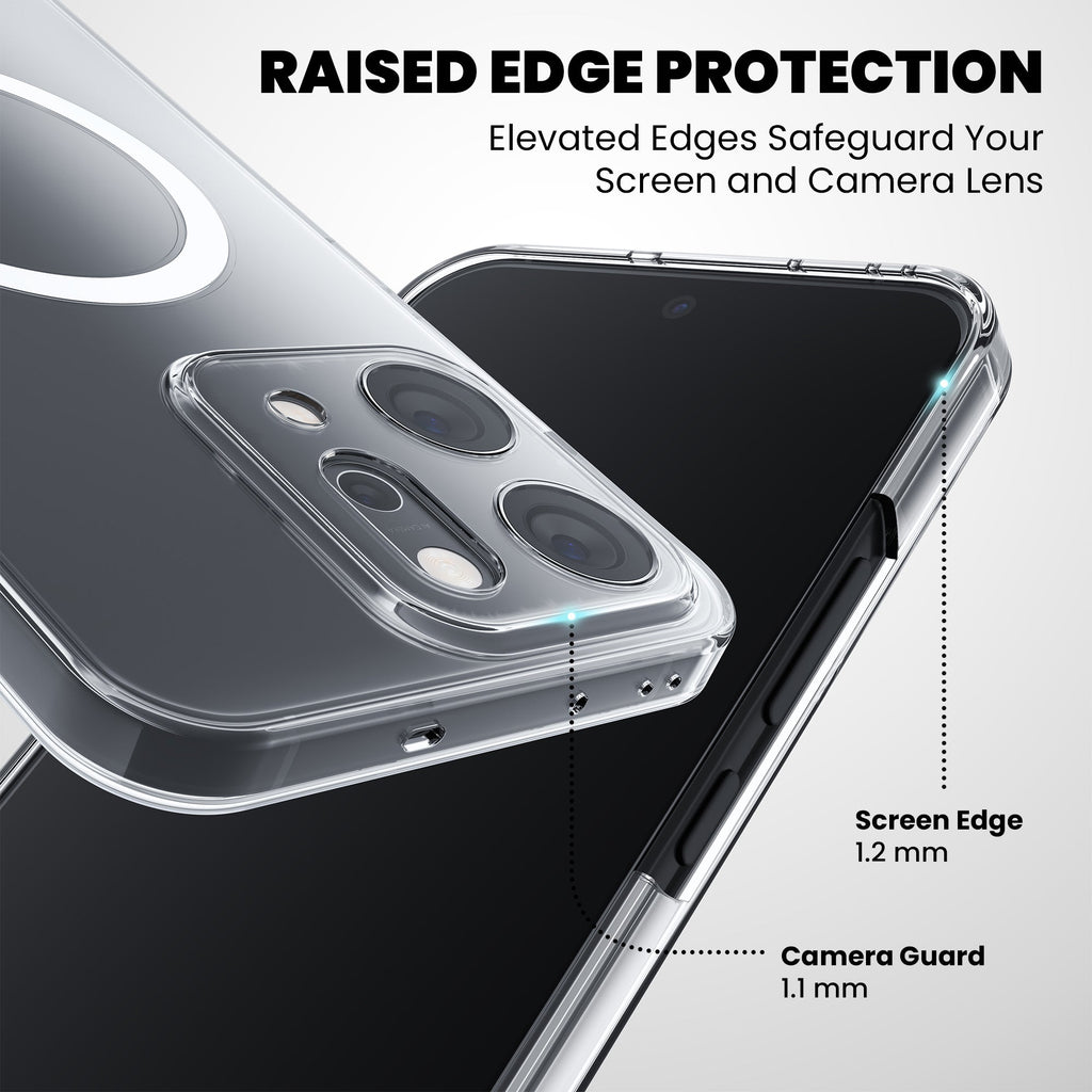 Anti-Yellow Magsafe Clear Case Oppo Reno Series