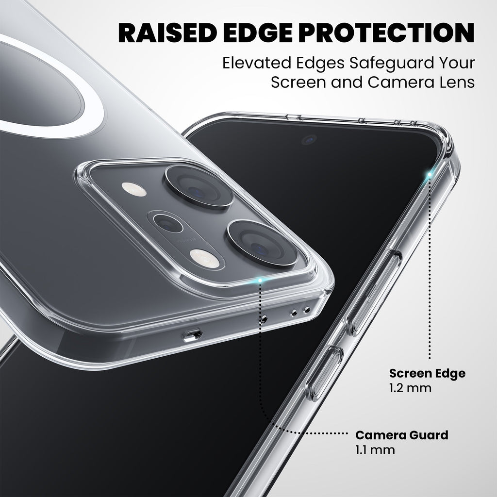 Anti-Yellow Magsafe Clear Case Oppo F Series