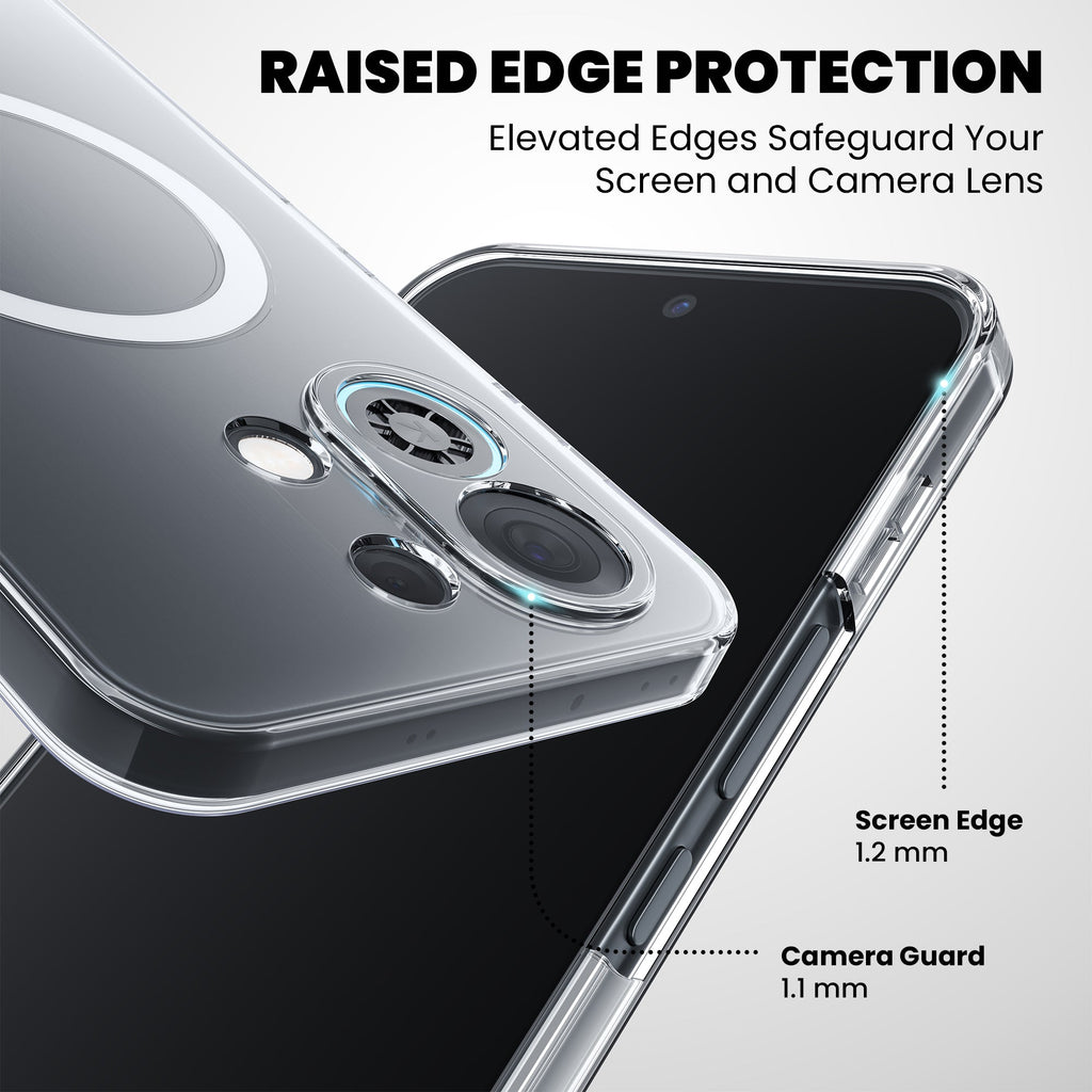 Anti-Yellow Magsafe Clear Case Oppo Reno Series