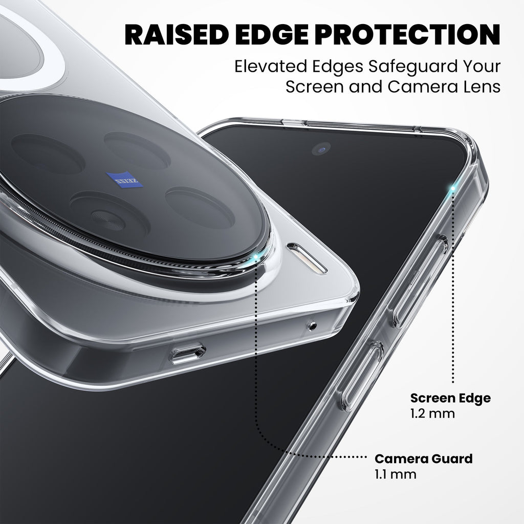 Anti-Yellow Magsafe Clear Case - Vivo T3 Pro 5G
