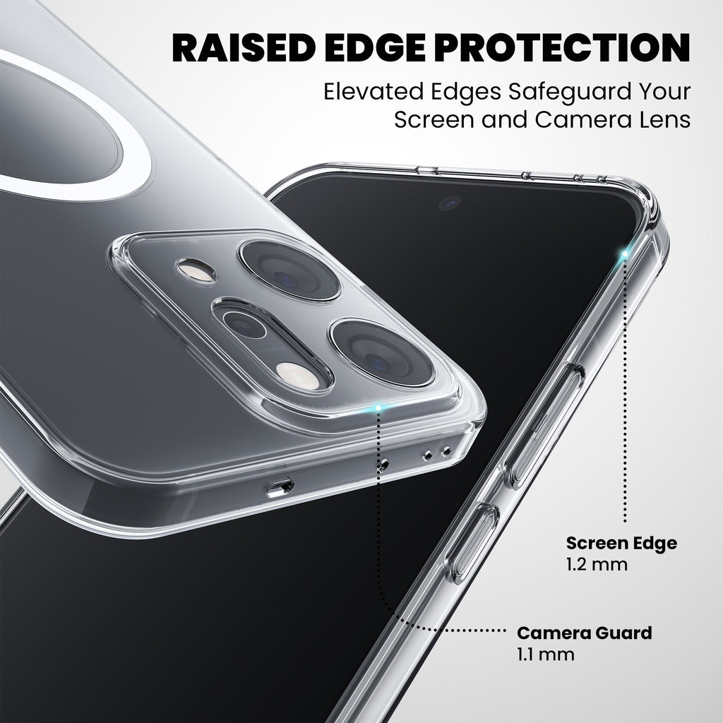 Anti-Yellow Magsafe Clear Case Oppo Reno Series
