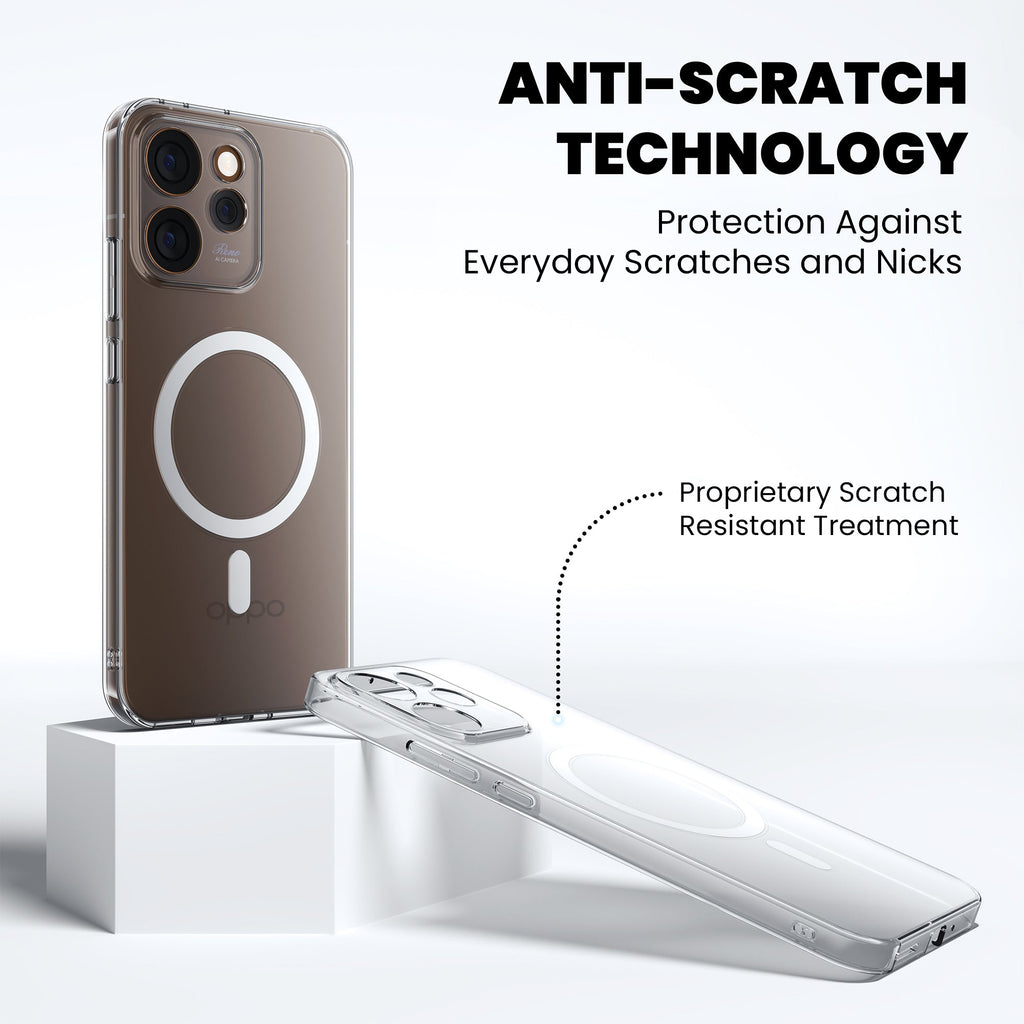 Anti-Yellow Magsafe Clear Case Oppo A Series