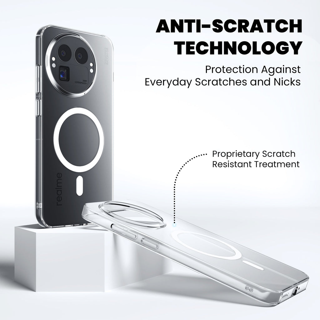 Anti-Yellow Magsafe Clear Case - Realme 12 5G