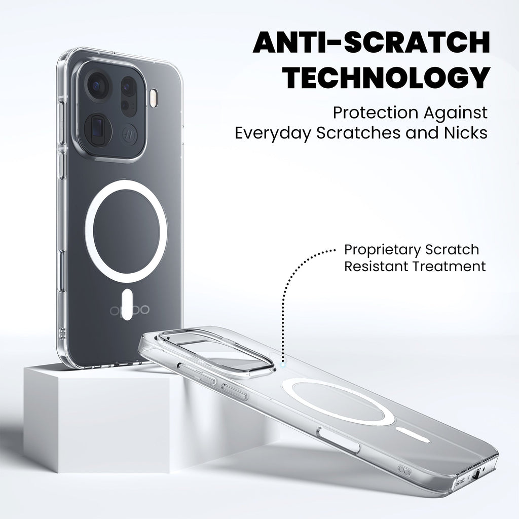 Anti-Yellow Magsafe Clear Case Oppo A Series