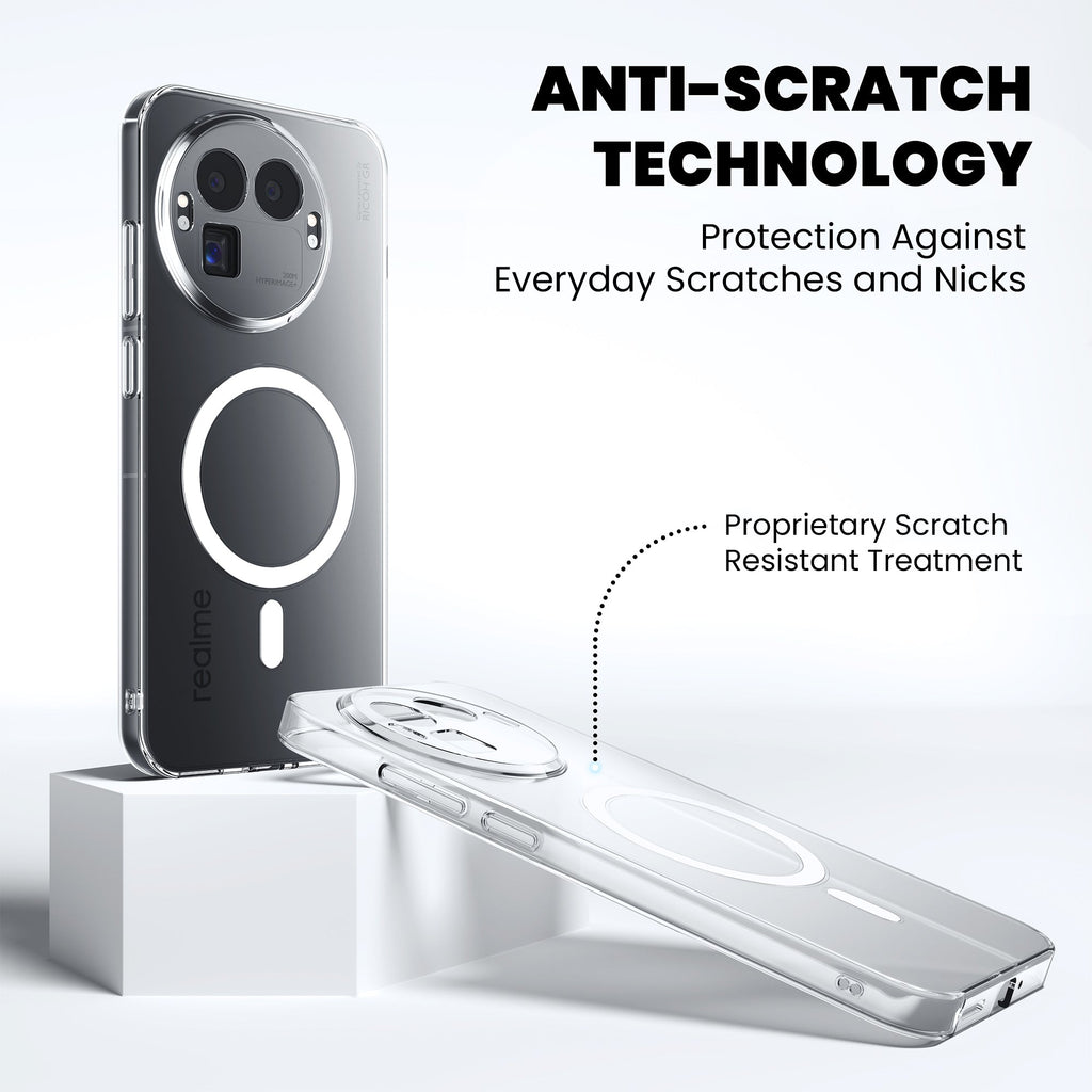 Anti-Yellow Magsafe Clear Case - Realme 13 Plus 5G