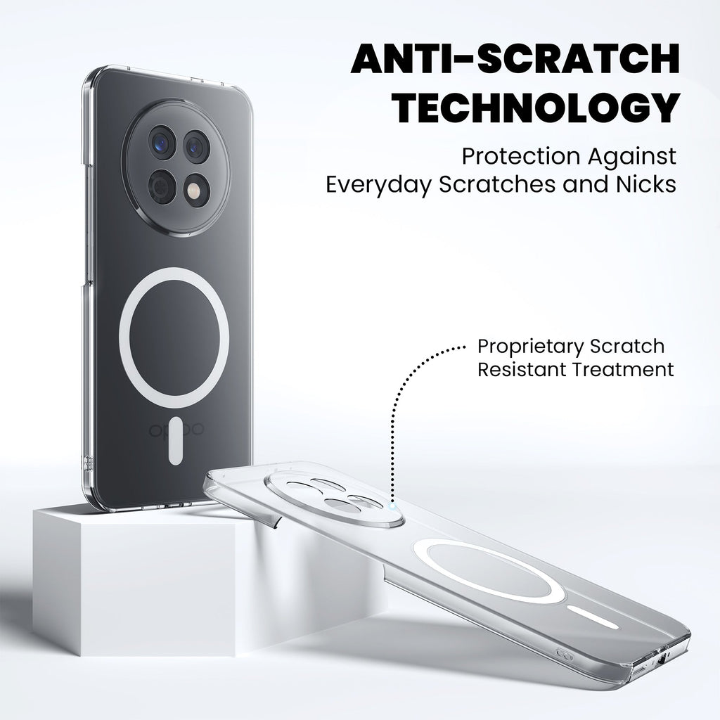 Anti-Yellow Magsafe Clear Case Oppo F Series