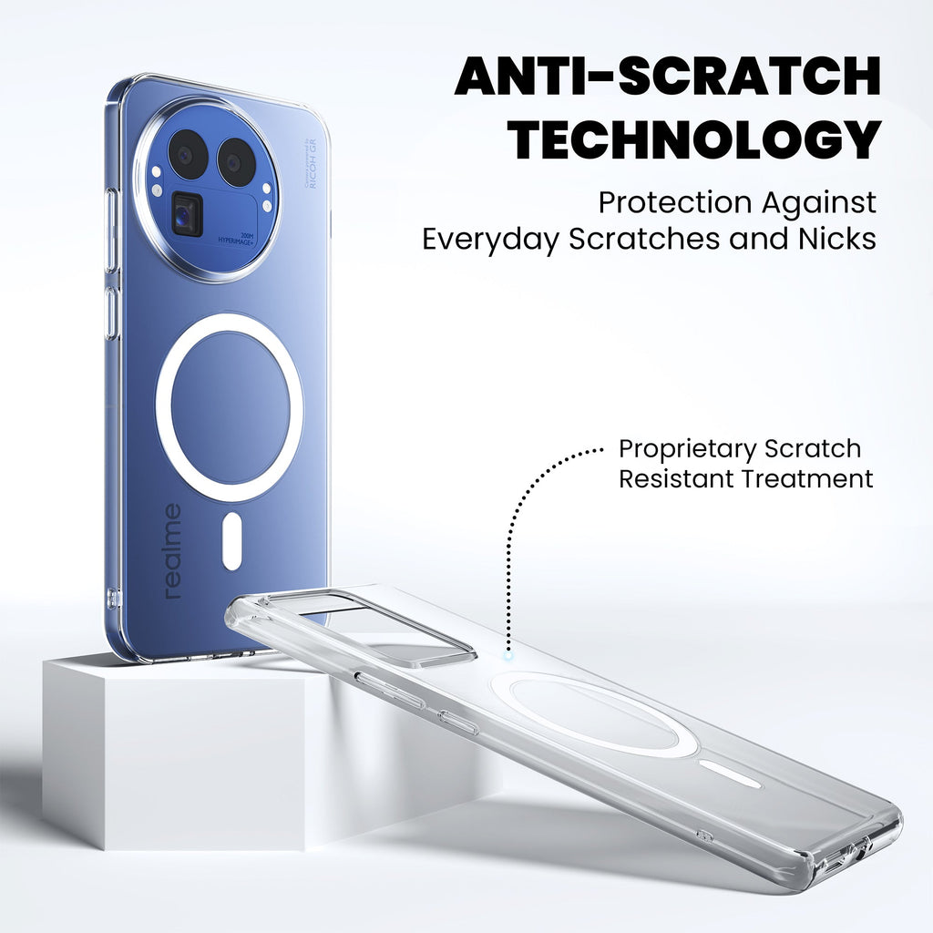 Anti-Yellow Magsafe Clear Case - Realme GT 8 Pro