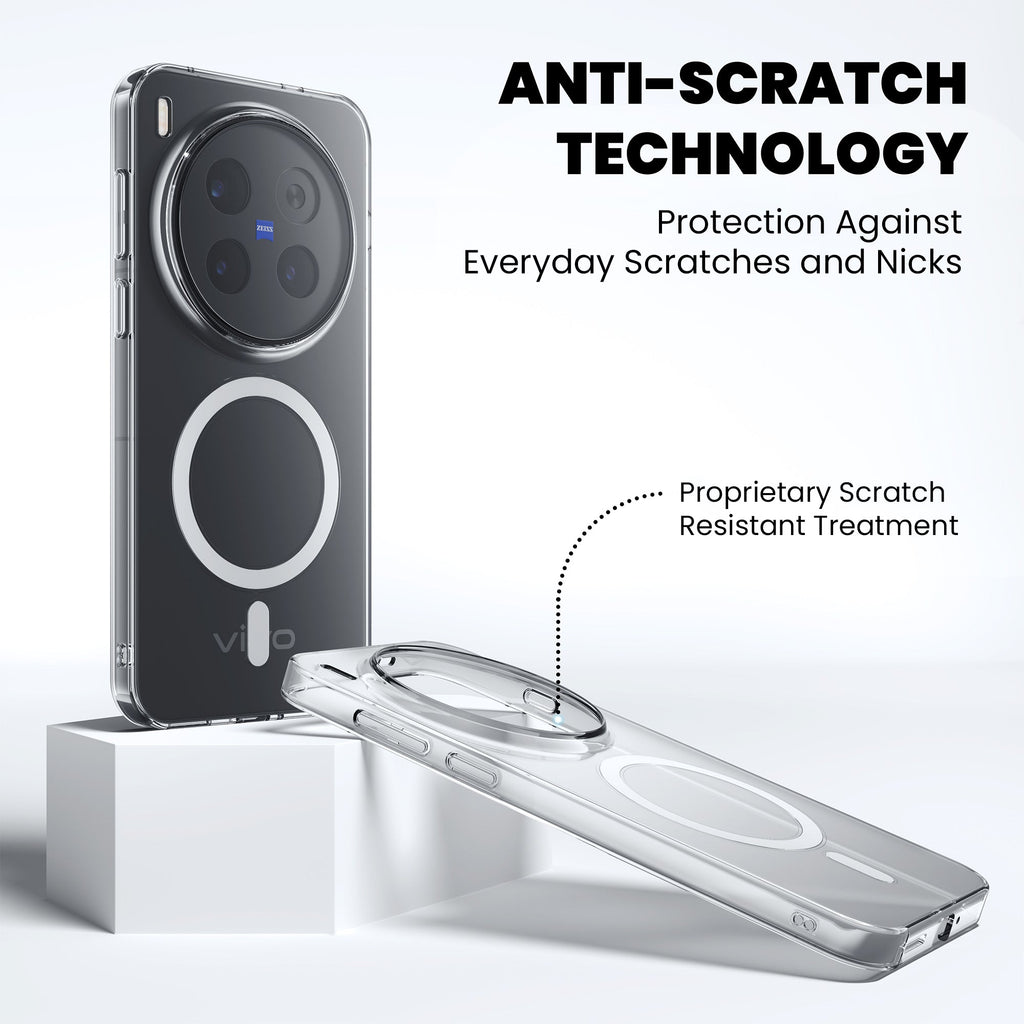 Anti-Yellow Magsafe Clear Case - Vivo T3 Pro 5G