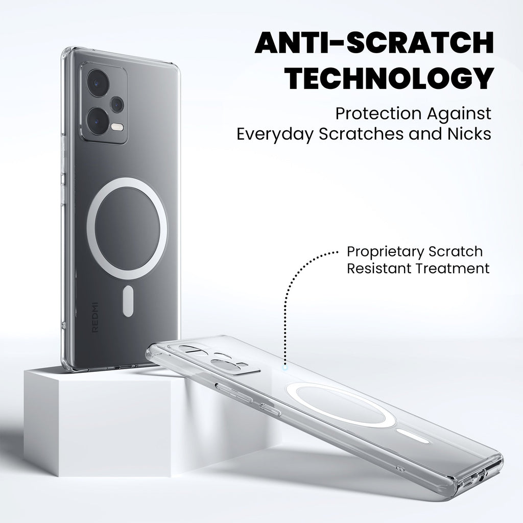 Anti-Yellow Magsafe Clear Case - Redmi Note 9