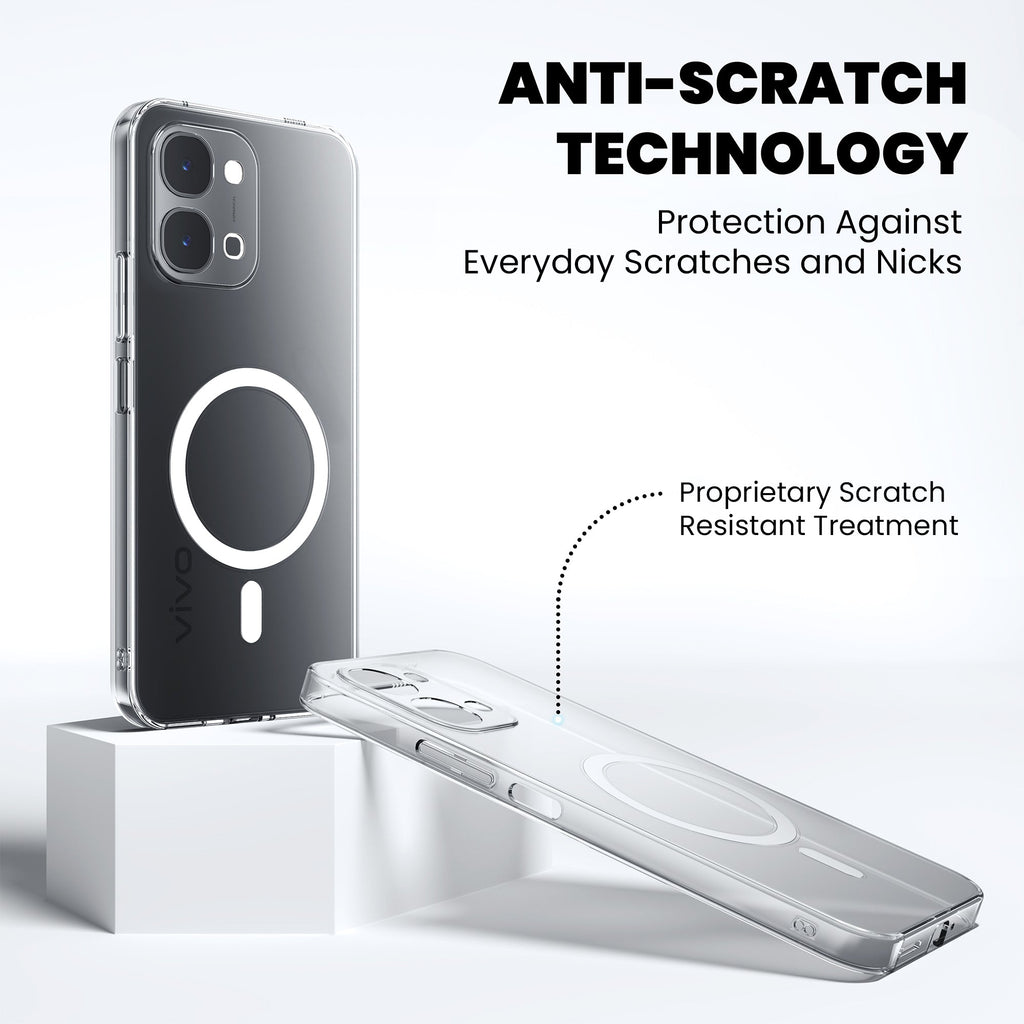 Anti-Yellow Magsafe Clear Case - Vivo Y51 Pro 5G