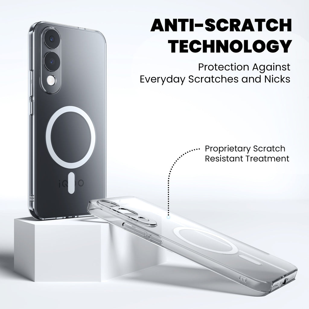 Anti-Yellow Magsafe Clear Case - iQOO Z6 5G