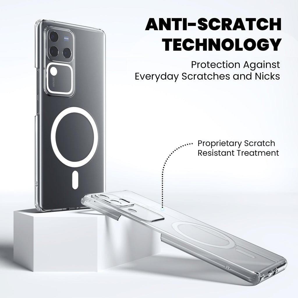 Anti-Yellow Magsafe Clear Case - Vivo V20 SE