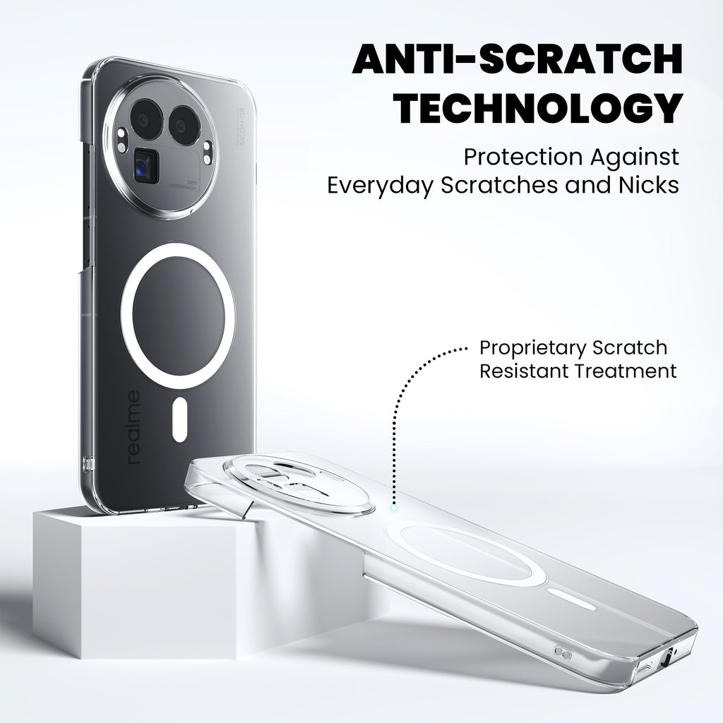 Anti-Yellow Magsafe Clear Case - Realme Narzo 70 Turbo 5G
