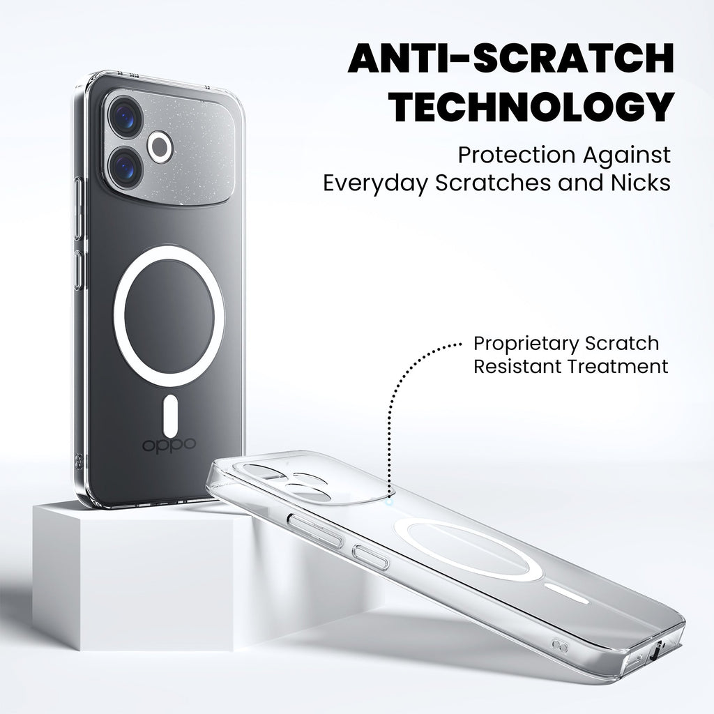 Anti-Yellow Magsafe Clear Case Oppo F Series