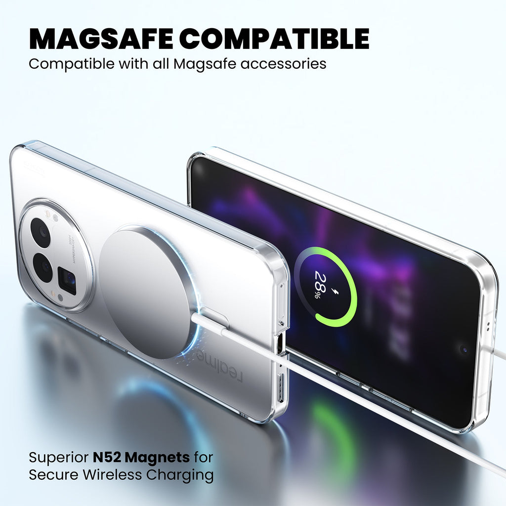 Anti-Yellow Magsafe Clear Case - Realme 12 5G