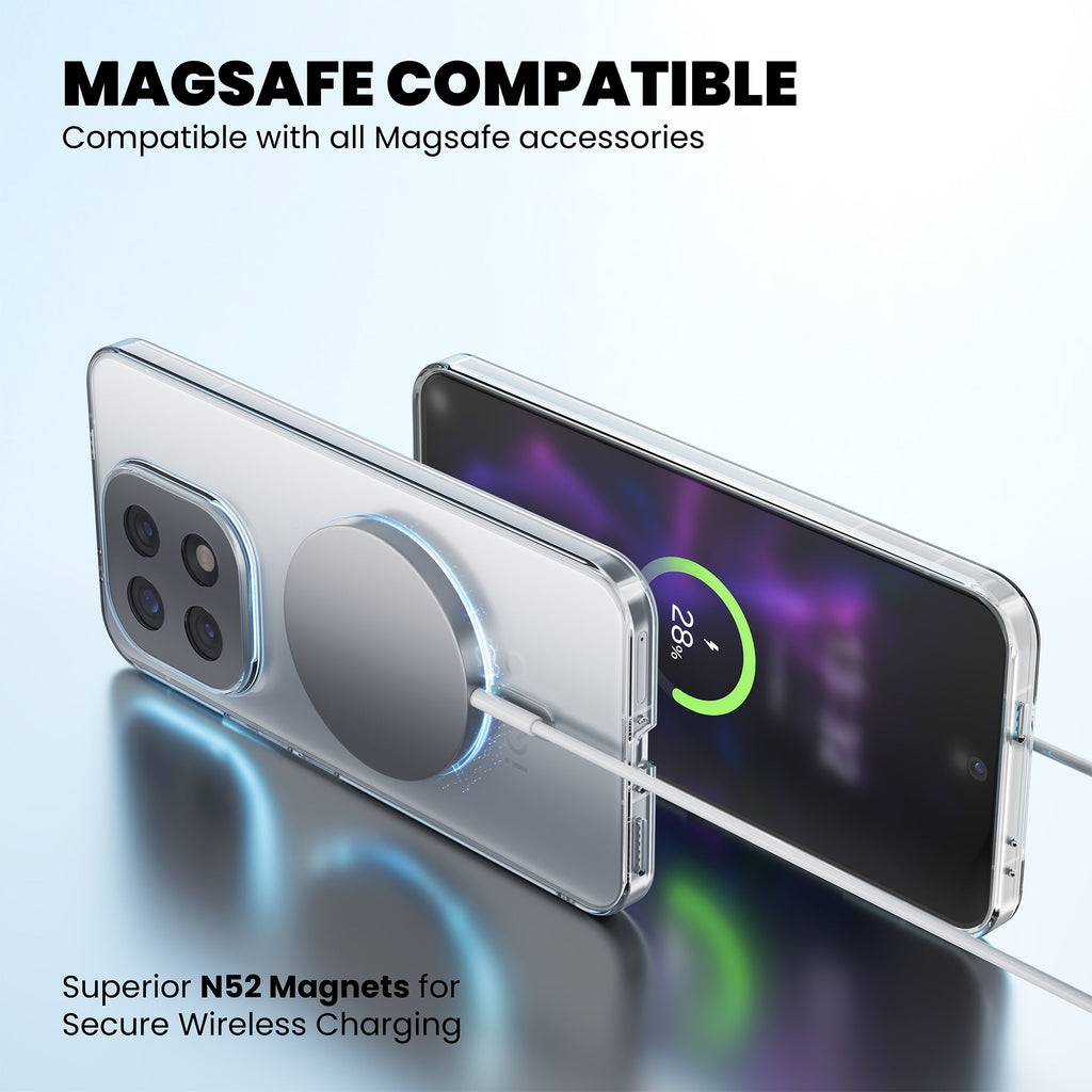 Anti-Yellow Magsafe Clear Case - iQOO