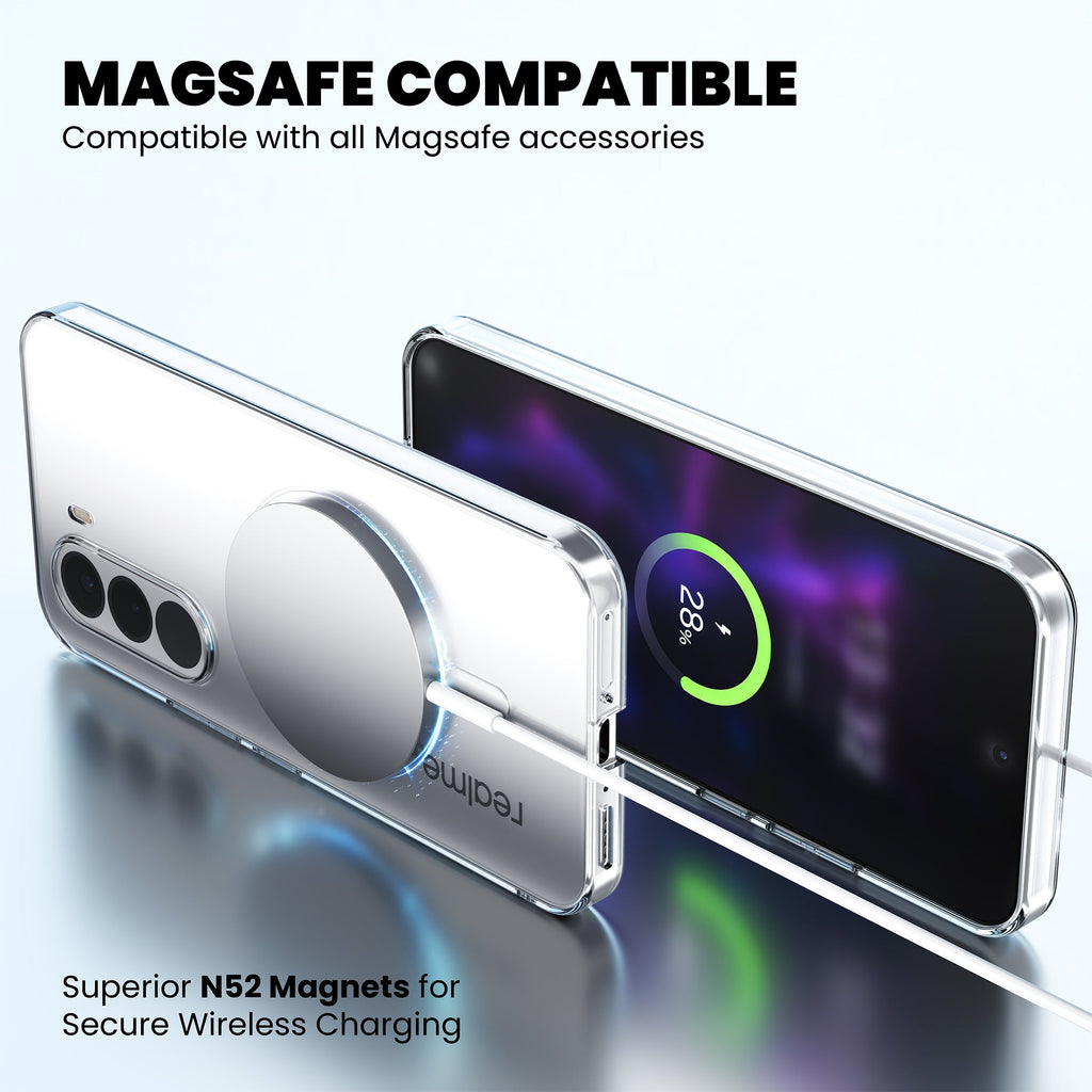 Anti-Yellow Magsafe Clear Case - Realme C30
