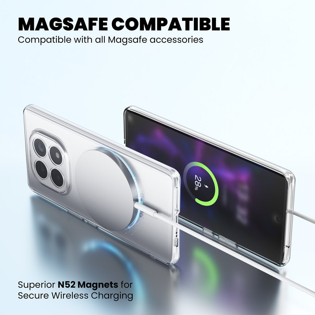 Anti-Yellow Magsafe Clear Case - Redmi Note 14 Pro Plus 5G