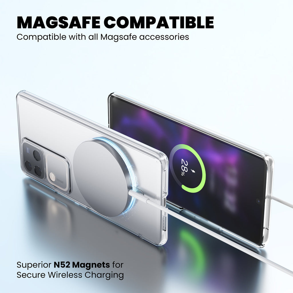 Anti-Yellow Magsafe Clear Case - Vivo V20 SE