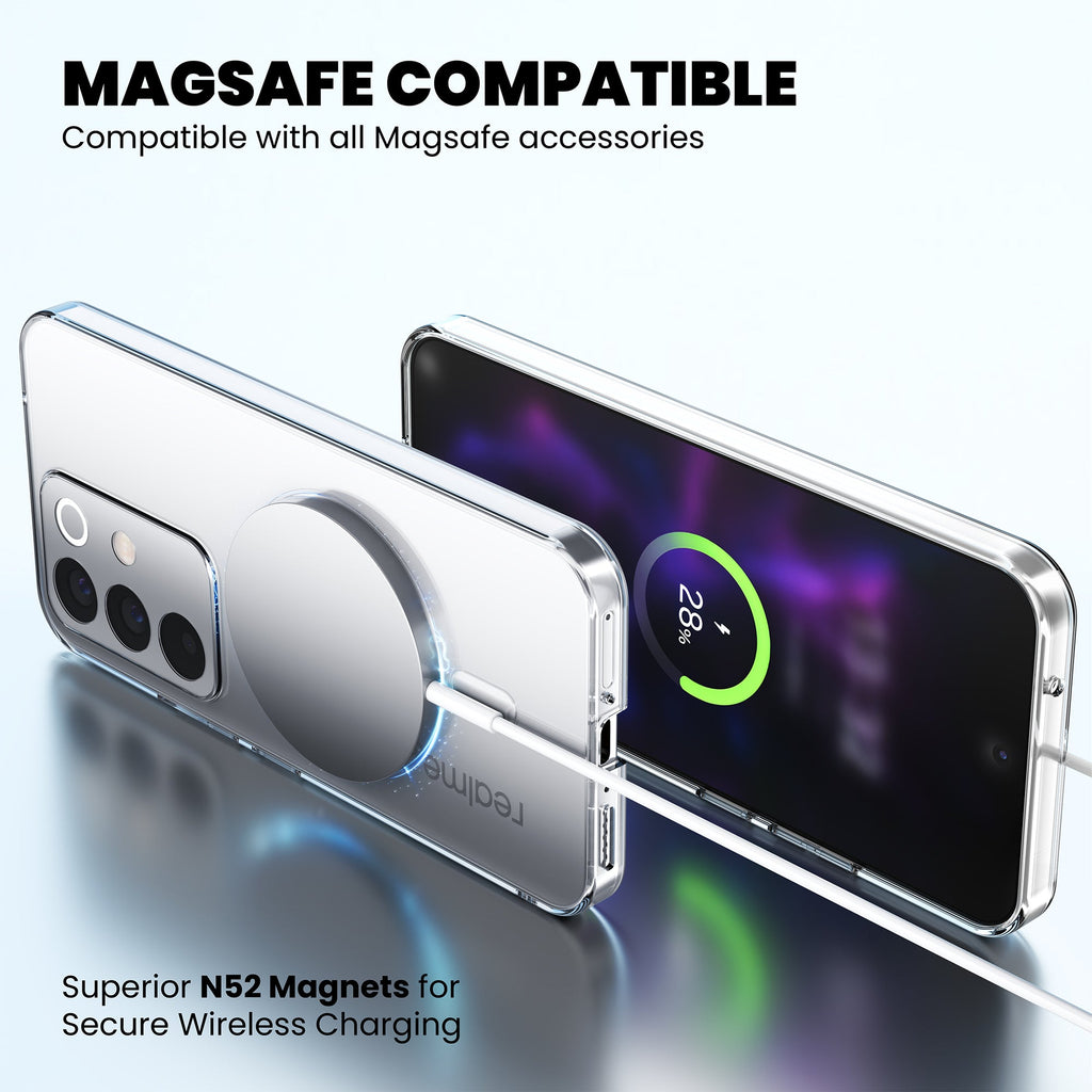 Anti-Yellow Magsafe Clear Case - Realme 9 5G