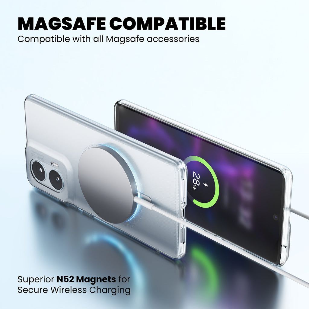 Anti-Yellow Magsafe Clear Case - Moto E32s