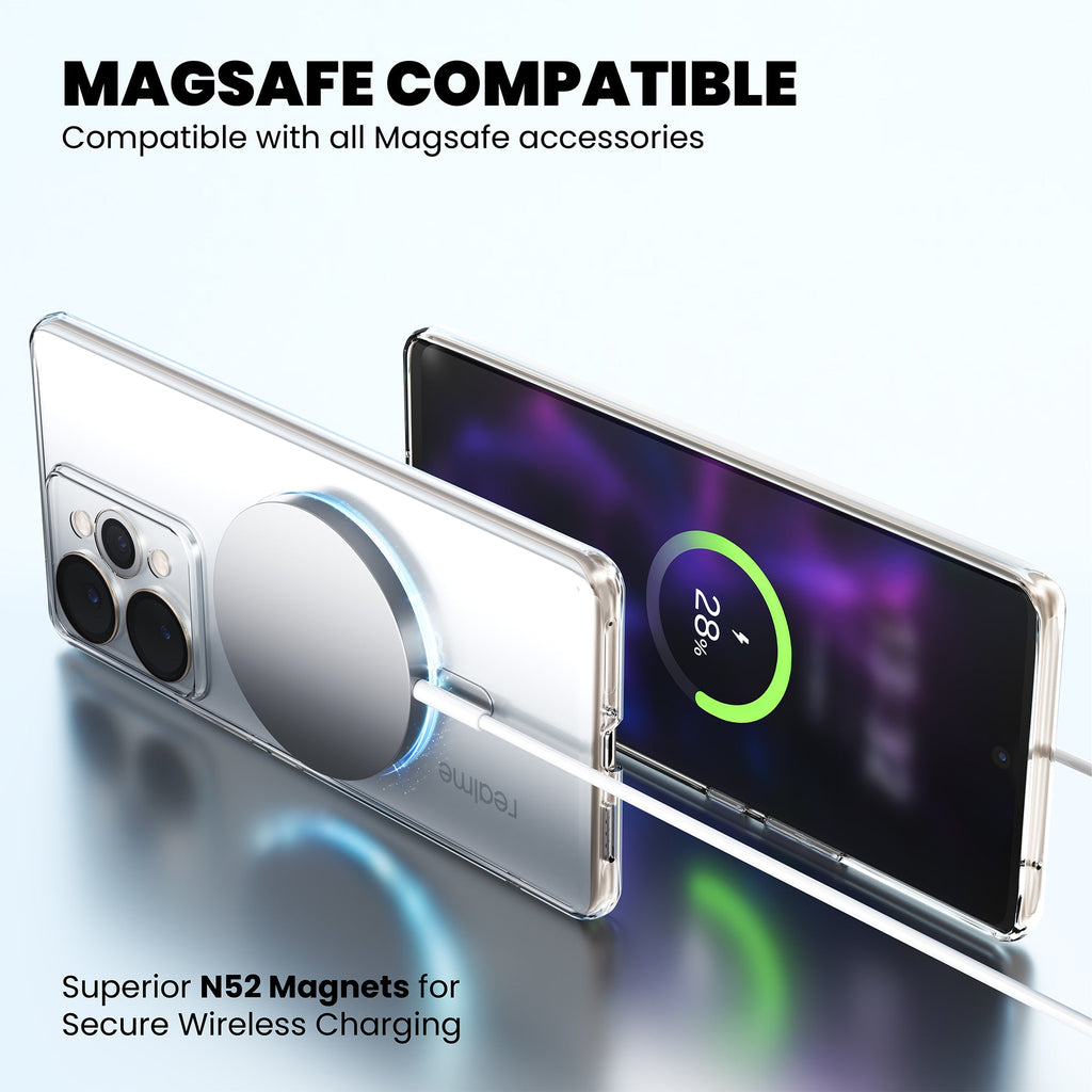 Anti-Yellow Magsafe Clear Case - Realme 9i 5G
