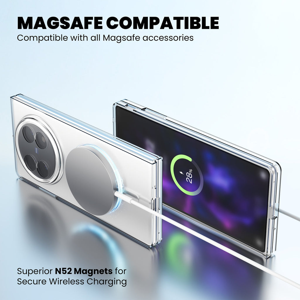 Anti-Yellow Magsafe Clear Case - Vivo X Fold 3 Pro