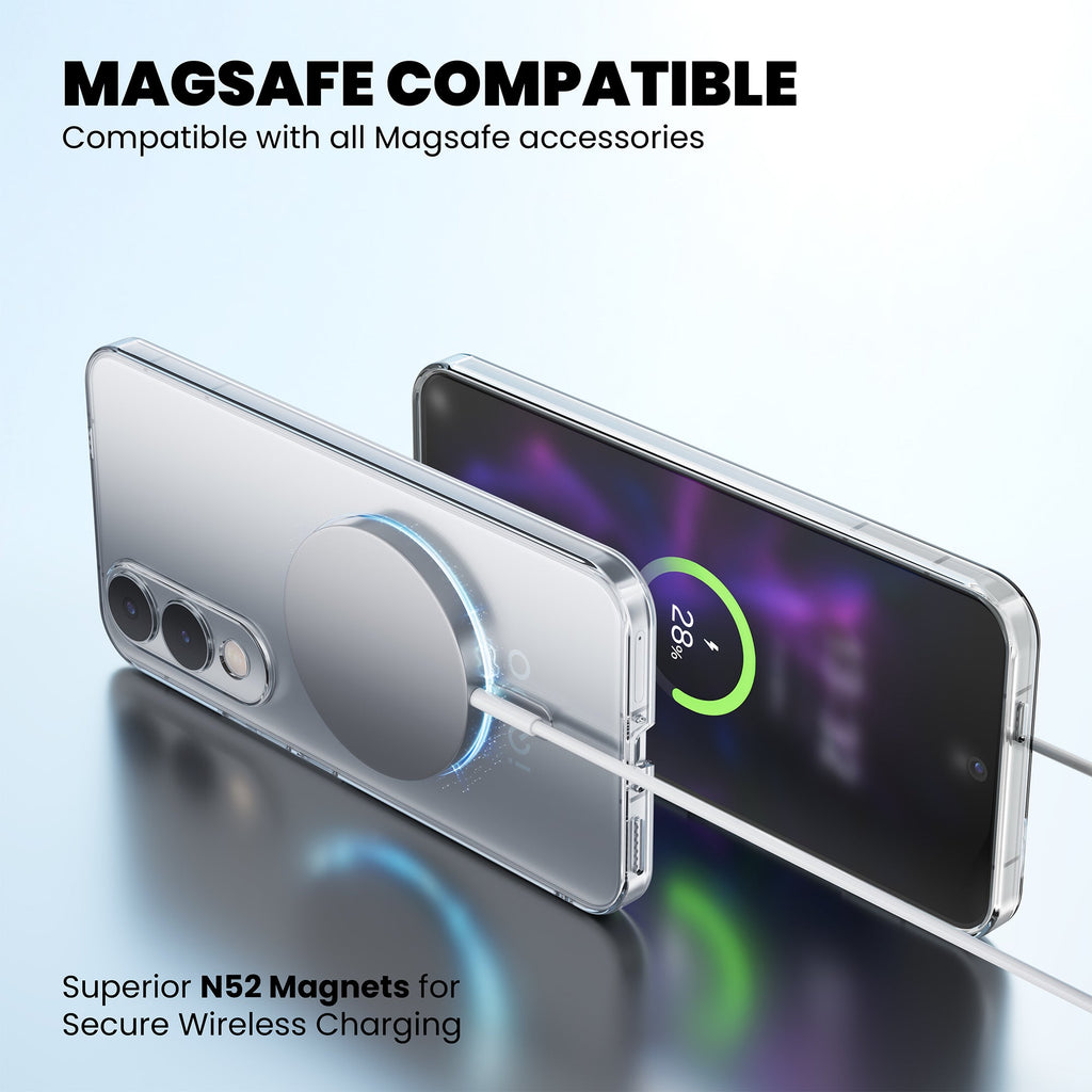 Anti-Yellow Magsafe Clear Case - iQOO Z6 5G