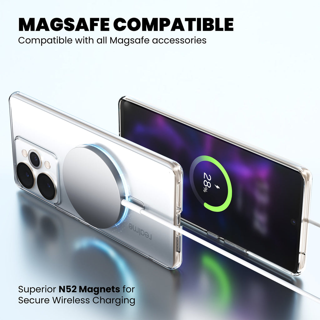 Anti-Yellow Magsafe Clear Case - Realme Narzo 50A