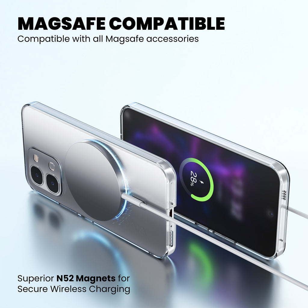 Anti-Yellow Magsafe Clear Case - Vivo Y11 5G