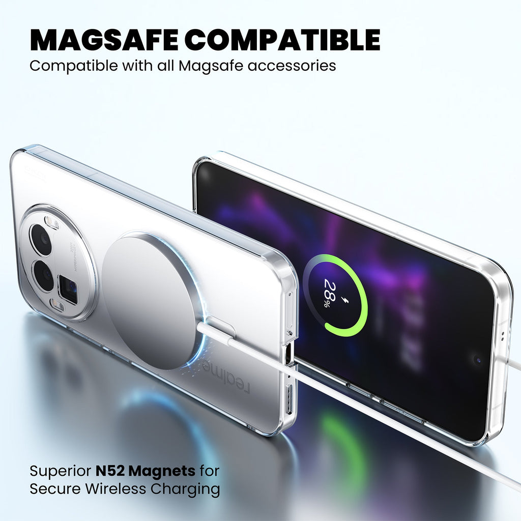 Anti-Yellow Magsafe Clear Case - Realme 13 Plus 5G