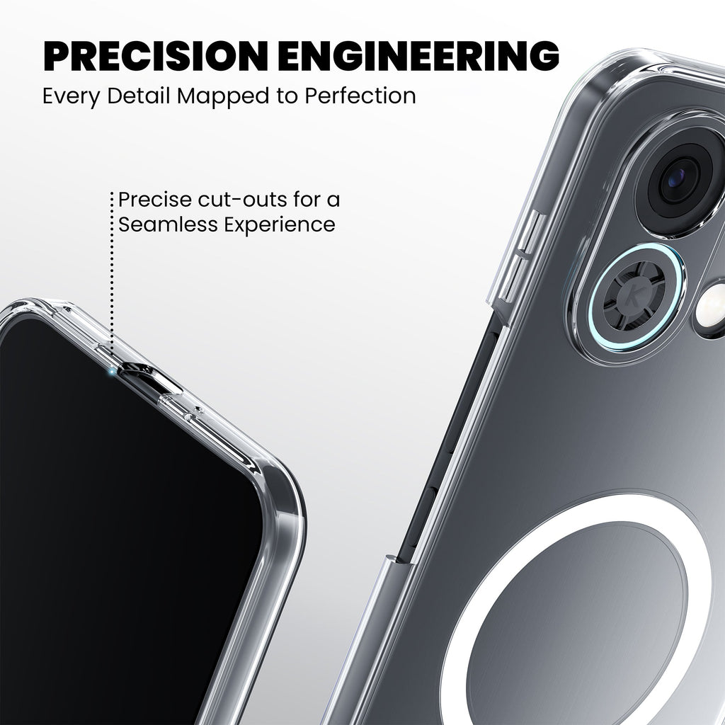 Anti-Yellow Magsafe Clear Case Oppo Reno Series