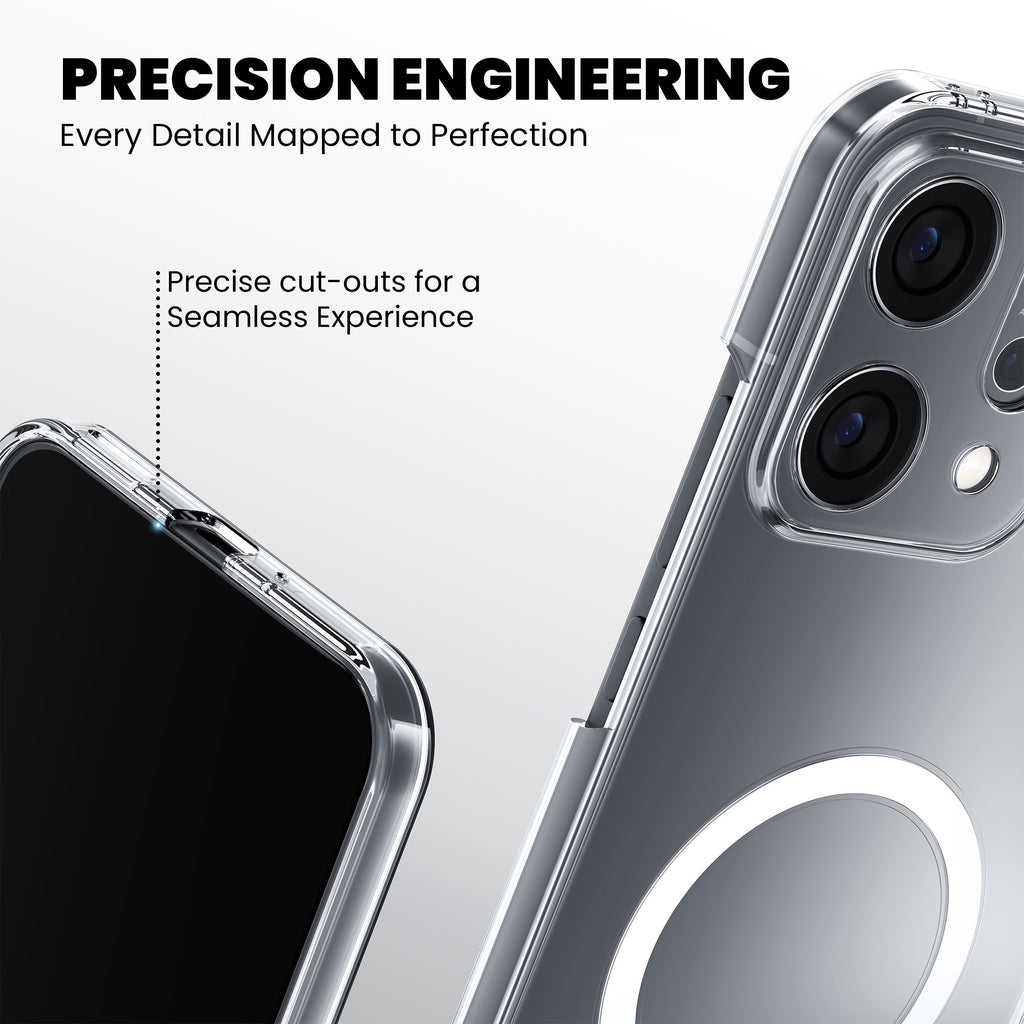 Anti-Yellow Magsafe Clear Case Oppo Reno Series