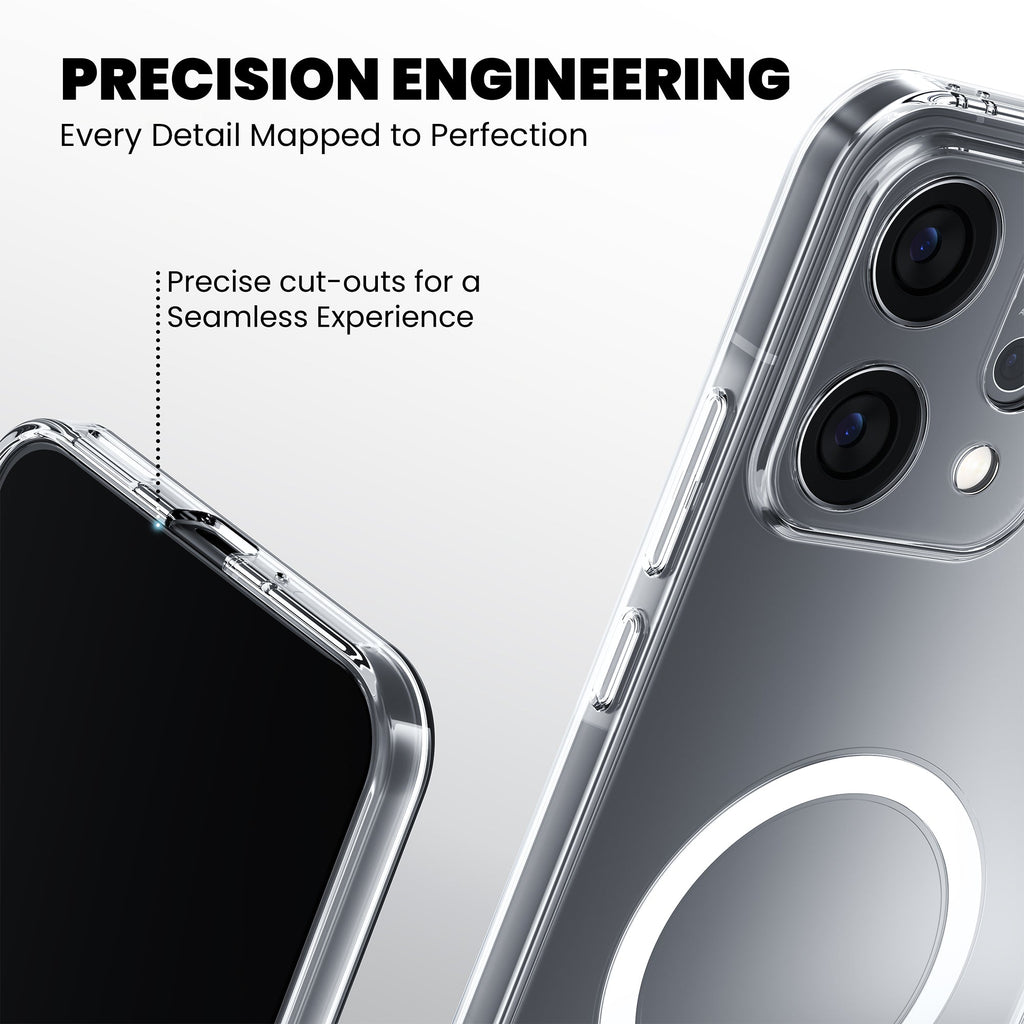 Anti-Yellow Magsafe Clear Case Oppo Reno Series