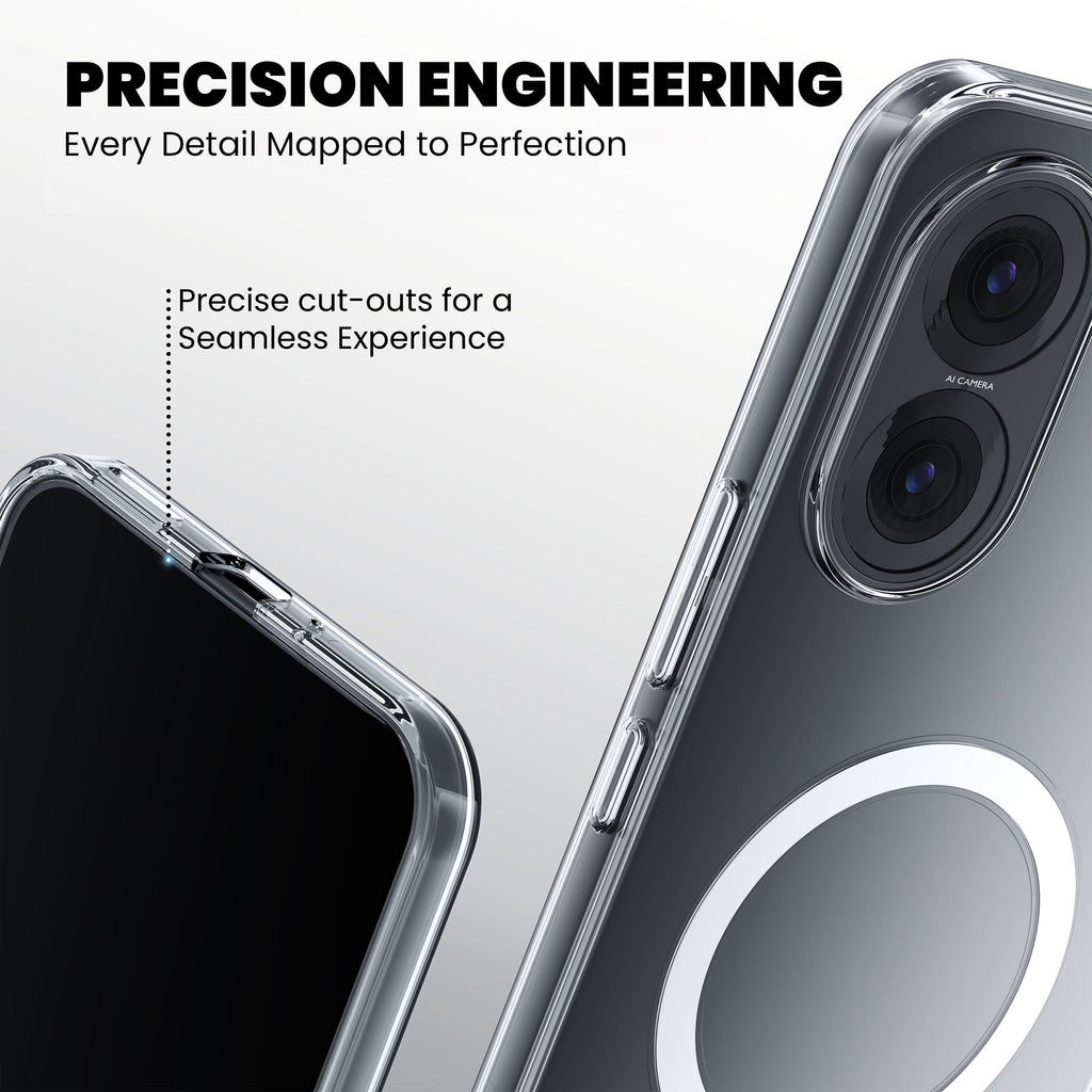 Anti-Yellow Magsafe Clear Case - Redmi A2 Plus